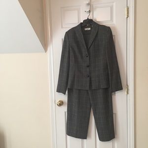 Grey pant suit, size 14.